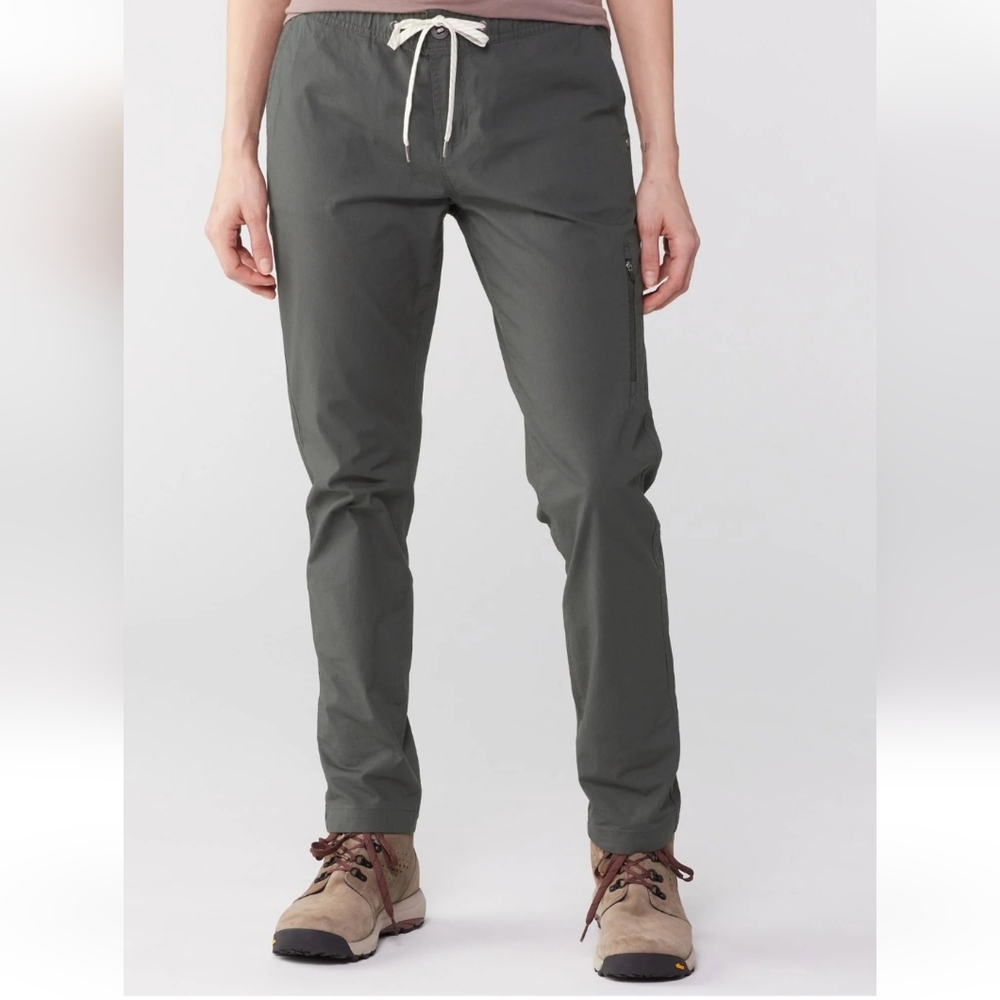 Vuori Women's Ripstop Pants Olive Green - M - Picture 3 of 16